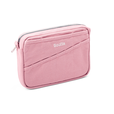 Features &amp; Specs

Front layout: 8 slanted pockets + 3 directly behind
Interior: Main compartment fits an A5 notebook; two open compartments on each wall
Back panel: 3 wide exterior pockets + one full-length slip pocket&nbsp;
Quick-drying duck canvas — sturdy, breathable, and machine-washable
Convertible design — hooks for your own strap or a Soolla strap (coming soon)&nbsp;
Structured silhouette — holds its shape even when lightly packed
Full-width YKK zipper — smooth and durable
Compact profile — fits 