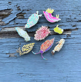 Tooth-Edged Chromodoris Nudibranch Pin