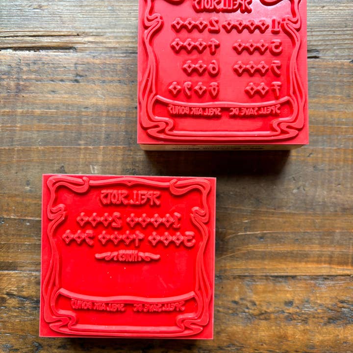 Spell Slot Rubber Stamp For Dnd Full Caster