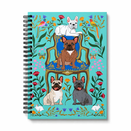 A cheerful, everyday notebook designed to brighten your workspace and spark creativity. Whether you’re journaling, planning, doodling, or organizing your day, it’s a delightful companion for home, school, or the office.

A-5 Spiral Notebook
5 3/4" x 8 1/4"
Sturdy double-spiral binding
Heavy Cover Stock with 3 layers of 400 gsm
160 ruled pages
Natural white text paper