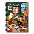 A cheerful, everyday notebook designed to brighten your workspace and spark creativity. Whether you’re journaling, planning, doodling, or organizing your day, it’s a delightful companion for home, school, or the office.

A-5 Spiral Notebook
5 3/4" x 8 1/4"
Sturdy double-spiral binding
Heavy Cover Stock with 3 layers of 400 gsm
160 ruled pages
Natural white text paper