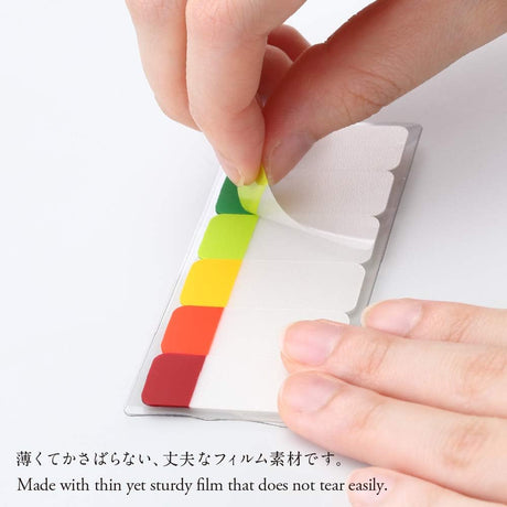 Stalogy Short Sticky Notes 6 Colors - Set A
