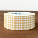 Stamp Marche Gingham Label Sticker Roll - Beige

Label stickers with Stamp Marche original designs.&nbsp;These are stickers originally for price tag applicators,now featuring a gingham check pattern!&nbsp;They can also be used to seal letters and envelopes, or as decorative materials for your planner. Fold them in half to use as index stickers or write or stamp them. Each pack contains 1,000 stickers with the same design, making them ideal for daily use or sharing.

Product Size: Approx. 55 x 21.6 mm in dia