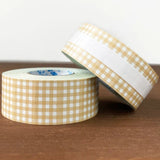 Stamp Marche Gingham Label Sticker Roll - Beige

Label stickers with Stamp Marche original designs.&nbsp;These are stickers originally for price tag applicators,now featuring a gingham check pattern!&nbsp;They can also be used to seal letters and envelopes, or as decorative materials for your planner. Fold them in half to use as index stickers or write or stamp them. Each pack contains 1,000 stickers with the same design, making them ideal for daily use or sharing.

Product Size: Approx. 55 x 21.6 mm in dia