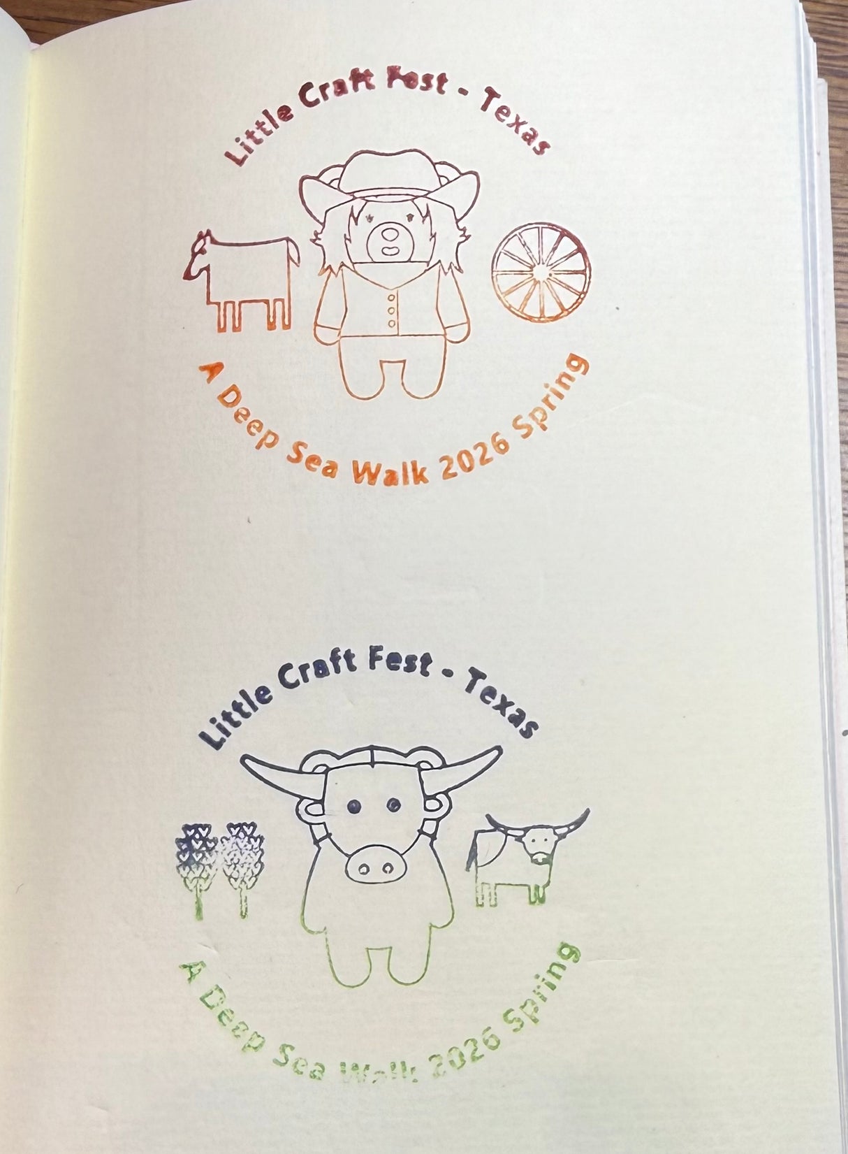 A Texas‑exclusive treasure for stampers, collectors, and TONO &amp; LIMS fans. Made exclusively for Deep Sea Walk in Texas, this limited‑edition TONO &amp; LIMS Cowgirl Desert Ink Pad features the beloved Tono &amp; Lims bear dressed as a Texas cowgirl—hat, boots, and all. She’s ready to bring a little yee‑haw charm to your day as she explores a warm, dreamy desert landscape.