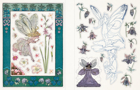 Wander into a magical world where fairies flit between wildflowers, midsummer maidens frolic in the moonlight, and whimsical woodland creatures wear top hats and toot trumpets. Invite enchantment and wonder into your life with this spellbinding sticker book, filled with fantastical curated images from the best-selling Sticker Emporium collection, Woodlandia.
This stunning sticker book contains more than 500 stickers with beautiful vintage fantasy and naturalist illustrations from the Gilded Age through the 