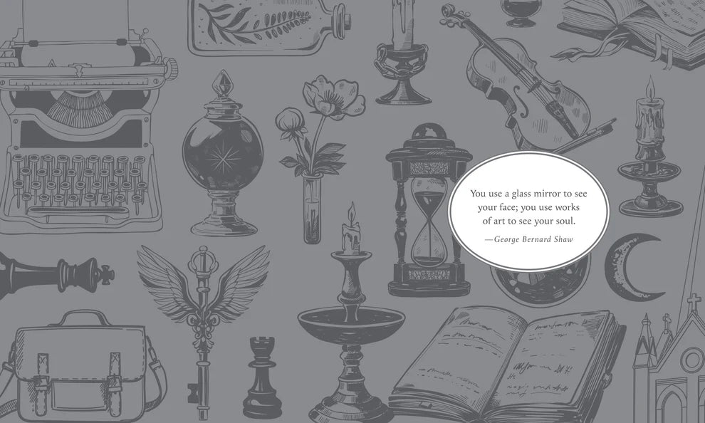 Whether you’re an artist, a decorator, or a sticker collector, Sticker Studio: Dark Academia is a gorgeous book that will spark your imagination with more than 400 atmospheric, full-color stickers. This gallery of high-quality sticker art and bookish quotes captures the essence of dimly illuminated libraries, candlelit corridors, and ivy-draped halls.