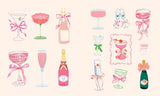 Whether you’re an artist, a decorator, or a sticker collector, Sticker Studio: Romantica will inspire your creativity with more than 650 gorgeous, full-color stickers. This gallery of high-quality sticker art and dreamy quotes celebrates coquette style, softness, and girlhood in gorgeous color. Indulge your imagination in page after page of delicate flowers, adorable bows, elegant cocktails, delectable treats, sweet cherries, Parisian fashion, and so much more with this romantic collection of whimsical