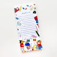 Stationery Store Day 2026

Fun long notepad with art by Karen Schipper.

4.25" x 8.75"
50 sheets
Cardboard backing.
Artwork property of Karen Schipper
