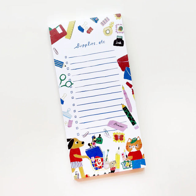 Stationery Store Day 2026

Fun long notepad with art by Karen Schipper.

4.25" x 8.75"
50 sheets
Cardboard backing.
Artwork property of Karen Schipper