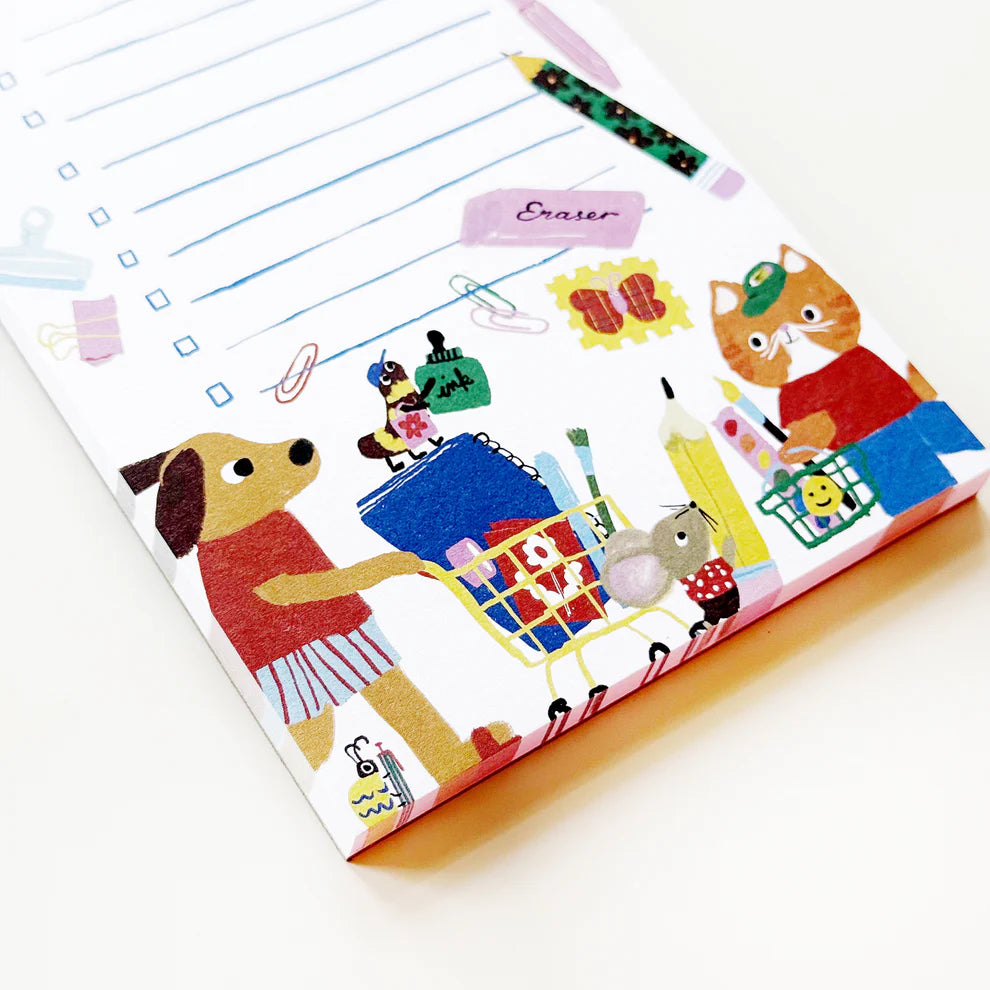 Stationery Store Day 2026

Fun long notepad with art by Karen Schipper.

4.25" x 8.75"
50 sheets
Cardboard backing.
Artwork property of Karen Schipper