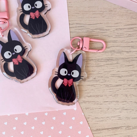 Cherry Rabbit Studio Ghibli: Jiji Cat Keychain