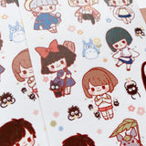 Cherry Rabbit Studio Ghibli Sticker Sheet