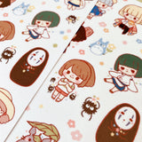 Cherry Rabbit Studio Ghibli Sticker Sheet