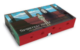 Connect with loved ones near and far with these notecards featuring film stills from Spirited Away, Studio Ghibli's award-winning film about a young girl's journey through the spirit realm.


Includes 16 folded cards with full-color artwork (8 designs, repeating twice) and 16 envelopes in a lovely gift box with a pull-off lid.

Pair this boxed set with other themed merchandise, including Spirited Away Journal, Spirited Away Sketchbook, Studio Ghibli 100 Collectible Postcards volumes 1 and 2, and more, to cr