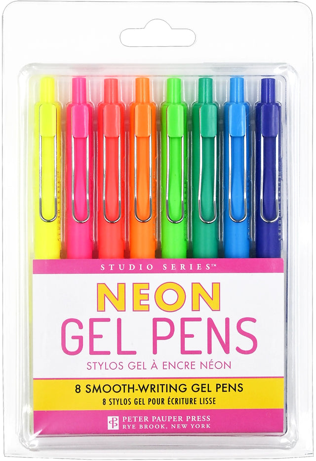 Quick-drying fine-tip gel pens with brilliant glitter colors provide a seamless flow of ink for a flawless writing experience!

Retractable gel pens are perfect for journaling, drawing, crafting, and more!