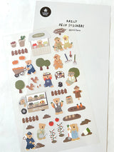 Suatelier - Ggumi Farm Sticker Sheet

The Ggumi Farm sticker sheet from Suatelier captures the charm of farming and the inviting atmosphere of your favorite neighborhood market. Known for their soft colors and playful aesthetic, Suatelier stickers add an instant dose of warmth and whimsy wherever you place them.

Package measures approx. 8" x 3.5"
Includes 1 sticker sheet