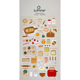 Celebrate the simple joy of fresh‑baked goodness with the I Like Bread sticker sheet from Suatelier. This sticker sheet is filled with adorable illustrations of loaves, pastries, and cozy bakery moments. Known for their soft colors and playful aesthetic, Suatelier stickers add an instant dose of warmth and whimsy wherever you place them.

Package measures approx. 8" x 3.5"
Includes 1 sticker sheet