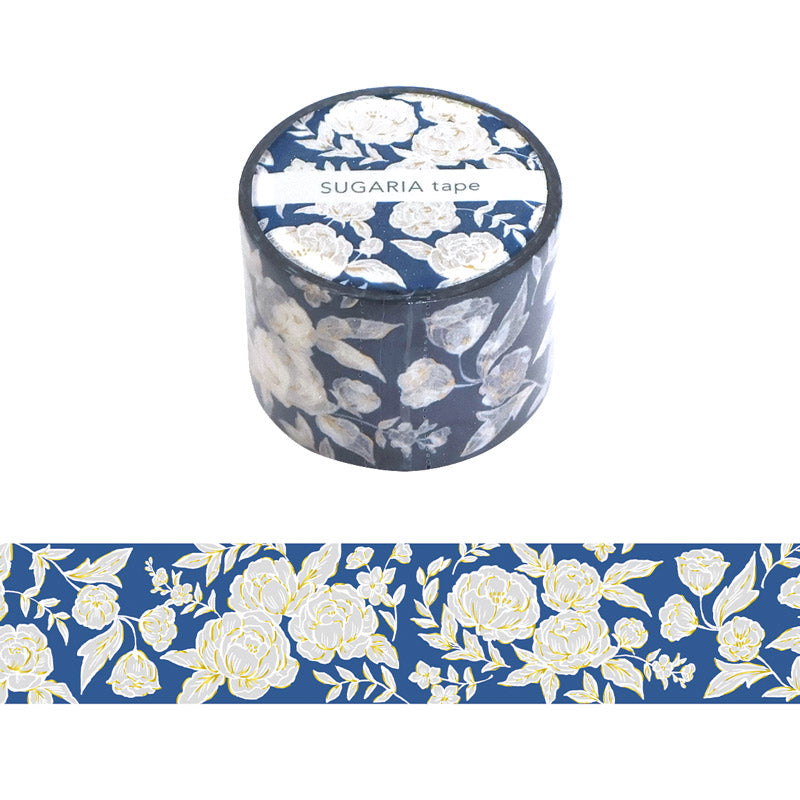 A new glitter tape with an elegant sparkle like sugar crystals is now available.
It is perfect for a gift or letter wrapping for a little special occasion.
Available in floral patterns that can be decorated more elegantly, and plaid patterns that are easy to use even in casual situations.

Material: CPP Special Processing Raw Fabric / Gold Hot
30mm wide × 3m long
