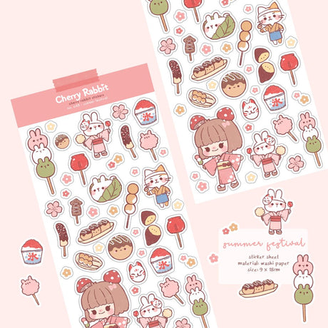 Summer Festival Sticker Sheet