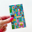 3" x 5" sticker book with art by Karen Schipper

Sticker books have super slick pages so you can keep your collection safe and together without having to commit.

Staple-bound
25 pages (50 pages front and back)
Soft-touch texture cover
Artwork property of Karen Schipper