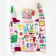 Stationery Store Day 2026

Polyester foldable tote with art by Karen Schipper

Bag is 14.25" W x 3.25" D x 22.5" H with a 6.7" handle drop.
Folds into pouch appx 4.25".
Pink trim and cute SSD tag!