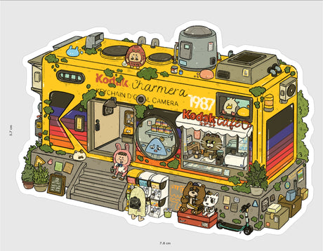 Sushiboiiiyy - Camera Cafe Vinyl Sticker

Die cut stickers are roughly 3x3" and are laminated with a Matte finish.