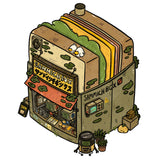 This set features different Night Market stalls.