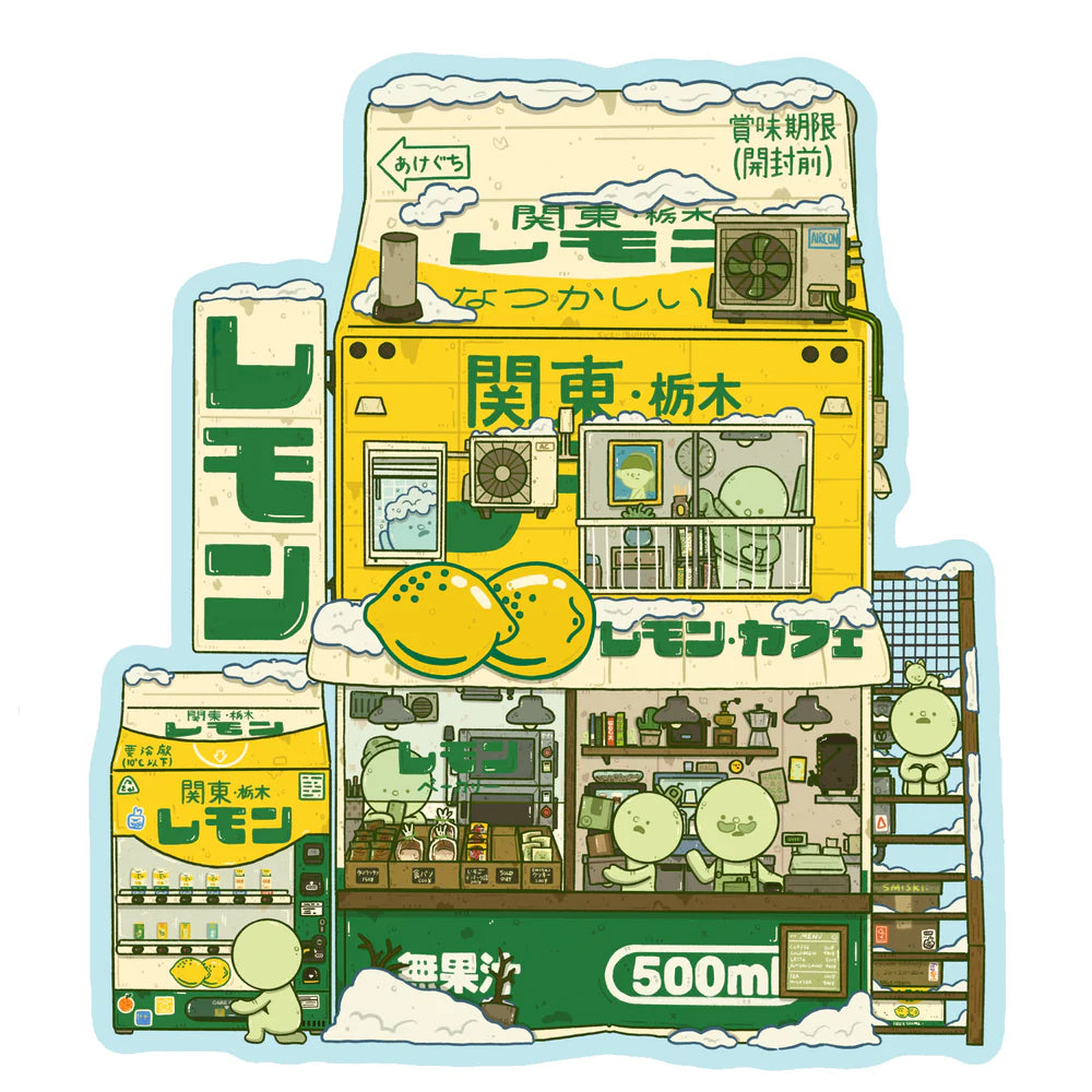 Die cut stickers are roughly 3x3" and are laminated with a Matte finish.

Waterproof
Dishwasher safe
Weatherproof
Vinyl