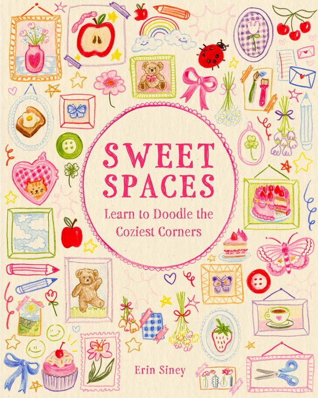 In Sweet Spaces, popular Instagram artist Erin Siney (@eggsdoodz) brings their signature doodle-like style to all things cute and cozy. Through easy-to-follow instructions, Siney breaks down the small details to inspire you to create beautiful interiors in the coquette aesthetic. This fun and fresh guide helps you put your own spin on still life art, teaching you how to draw eye-catching interiors with vibrant motifs and characters.