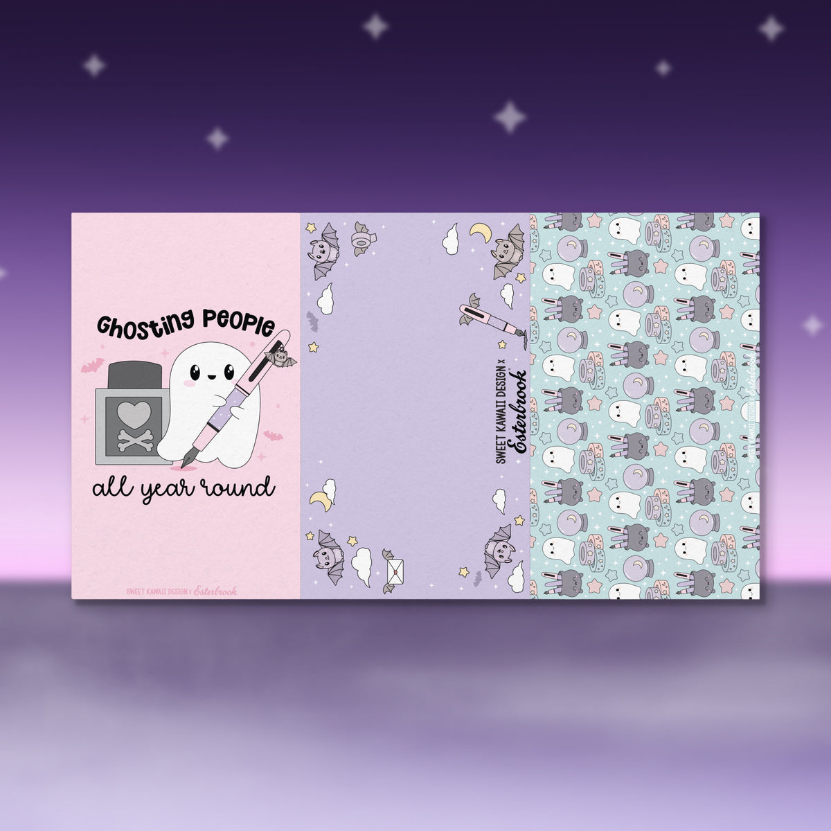 Esterbrook x Sweet Kawaii Design - Pastel Halloween Blotter Papers