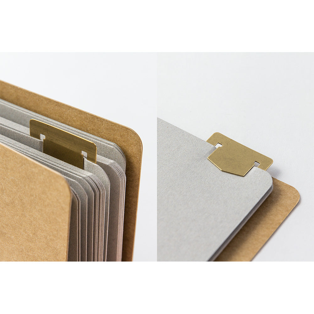 TRAVELER'S COMPANY Brass Template Bookmark Number