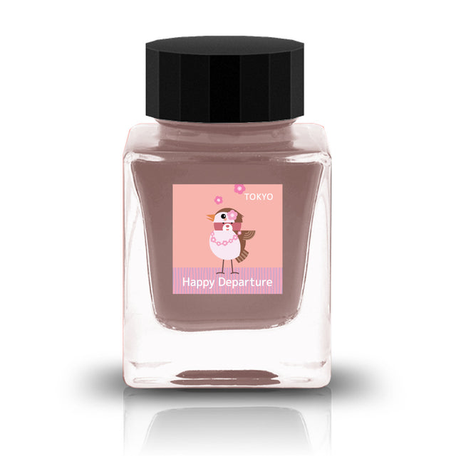 Happy Departure Ink

The Tokyo Special 2025 inks are inspired by the essence of Tokyo and were released in the Spring of 2025.&nbsp;

RGB: 248, 181, 174

Pink

30ml