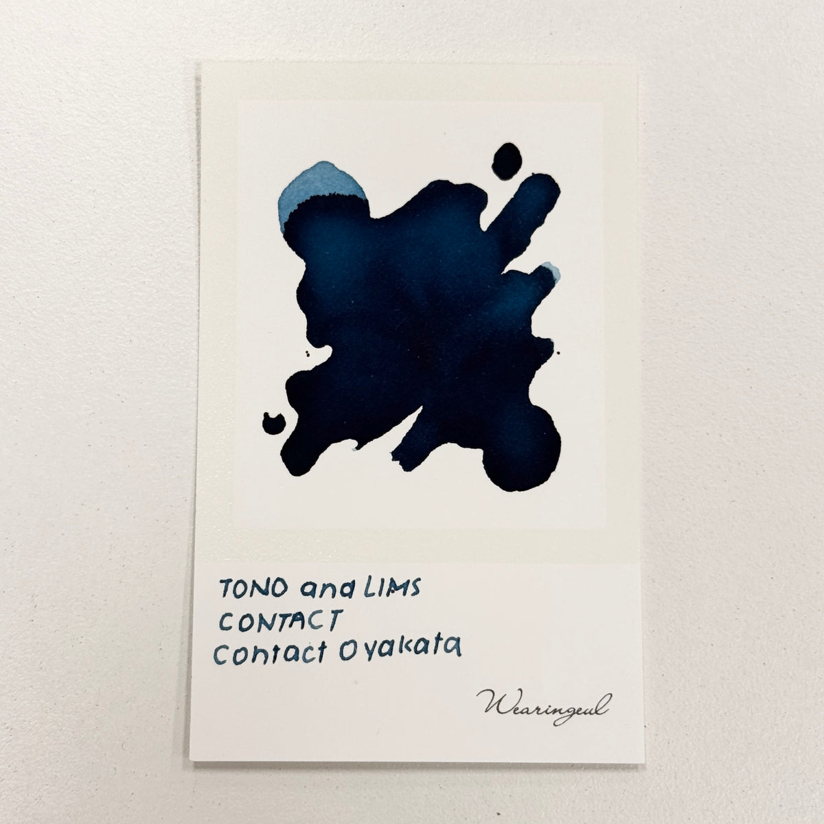 TONO & LIMS - Contact Oyakata Ink