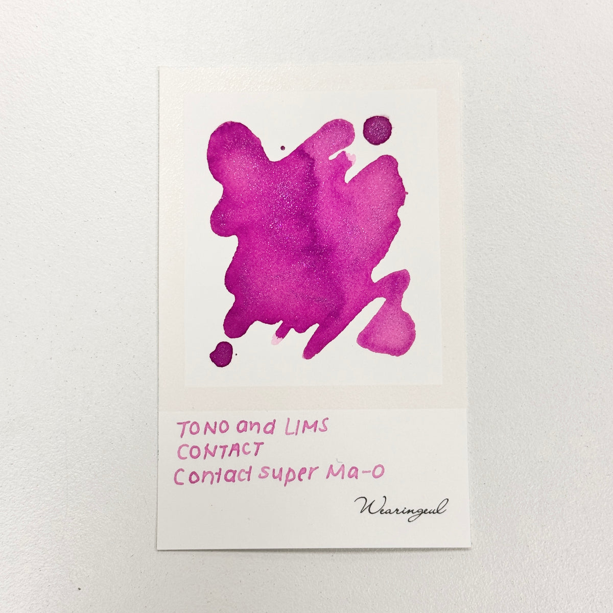 TONO & LIMS - Contact Super Ma-O Ink