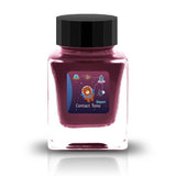 The Three-Year Anniversary Contact Collection features rich, vibrant colors with a smooth writing experience and fascinating characteristics such as shimmer and scent. The “Super” inks contain iridescent shimmer particles that shift color with the light, while the scented inks add a sensory twist to your writing. Please note that scented inks may feather when a large amount is applied—using fountain pen–friendly paper is recommended for the best results.