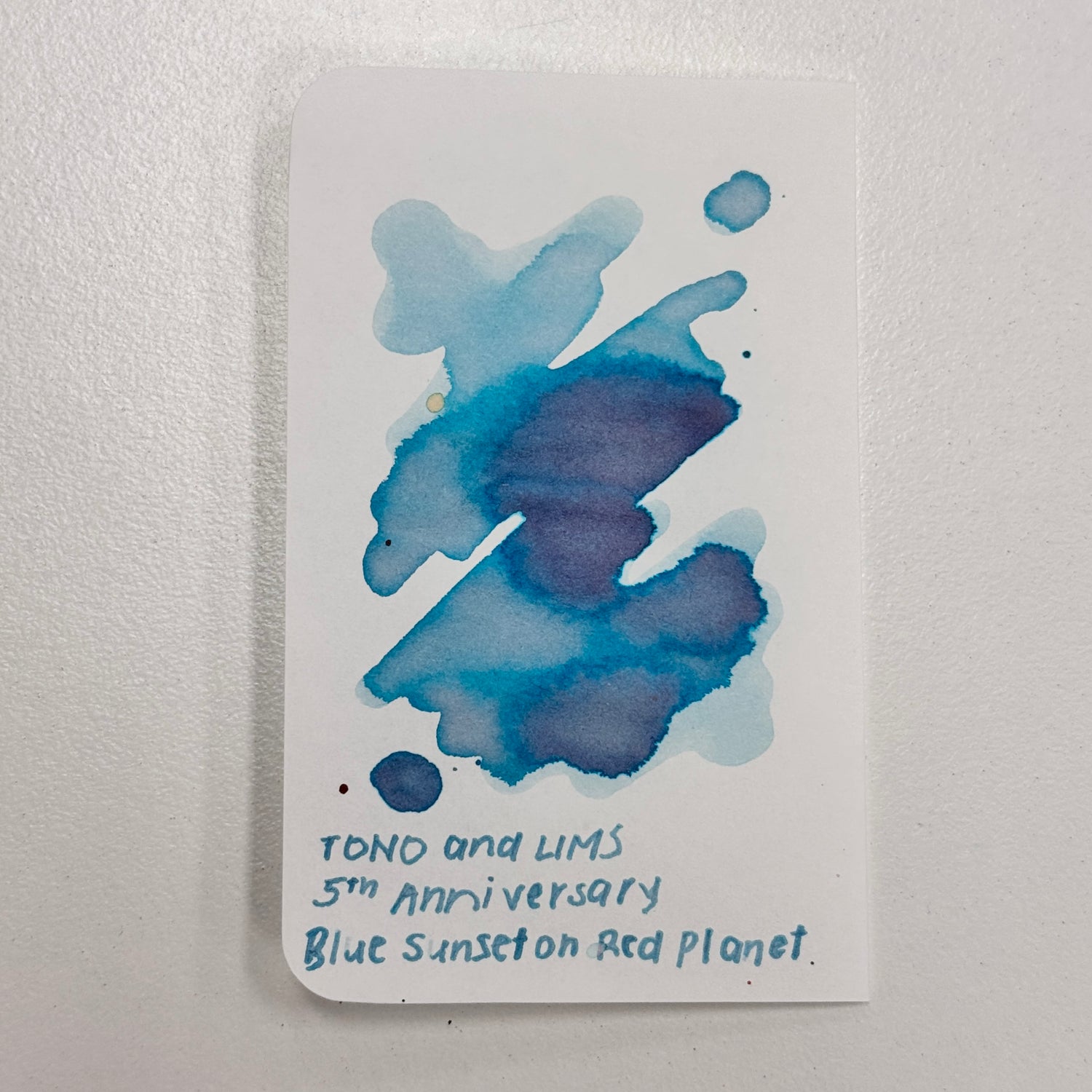 TONO & LIMS Ink - 5th Anniversary - Blue Sunset on Red Planet