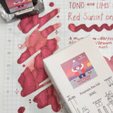 TONO & LIMS Ink - 5th Anniversary - Red Sunset on Blue Planet