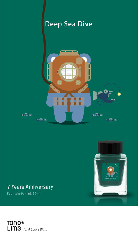 This collection was created to celebrate the 7th anniversary of Tono &amp; Lims. This collection features two inks that create strong visual impacts on paper.

30ml