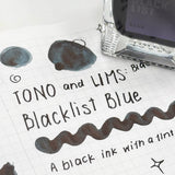 TONO & LIMS Ink - BLACK LIST - Blue