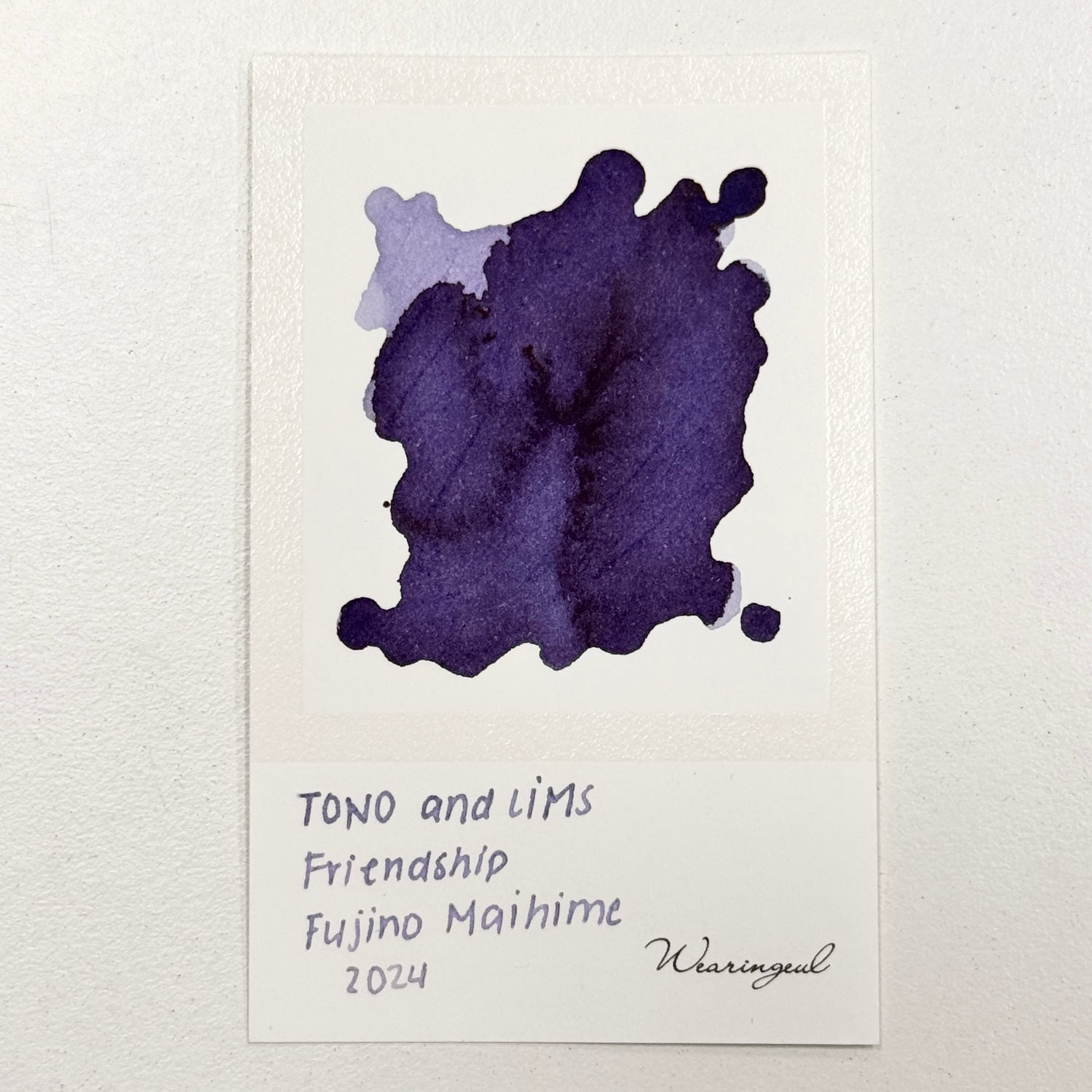 TONO & LIMS Ink - Friendship - Fujino Maihime 2024