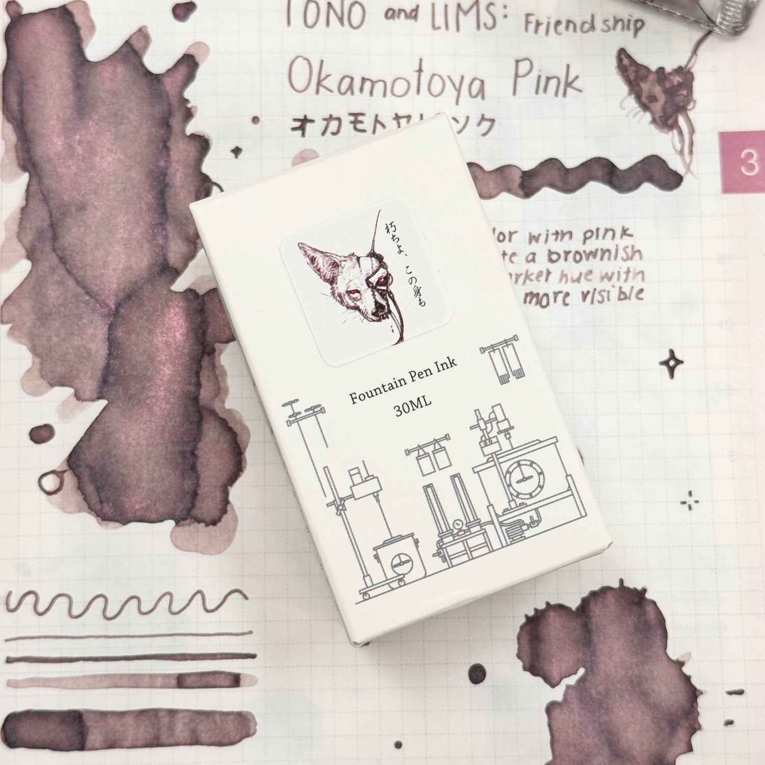 TONO & LIMS Ink - Friendship - Okamotoya Pink (オカモトヤ　ピンク)