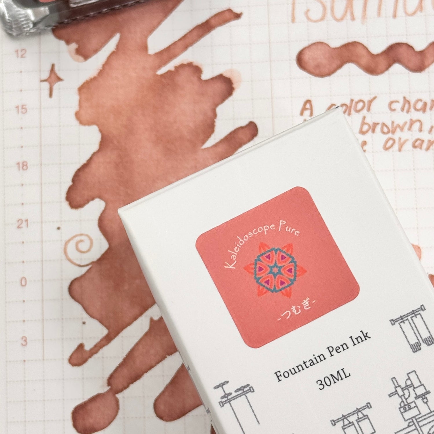 TONO & LIMS Ink - Kaleidoscope Pure - Silk Fabric Ink TSUMUGI