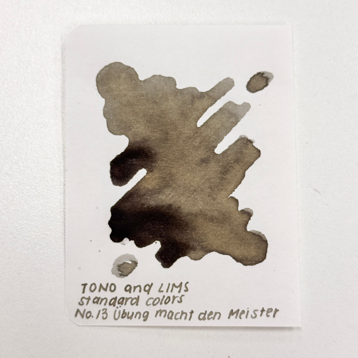 TONO & LIMS Ink - Standard - No. 13 Übung macht den Meister