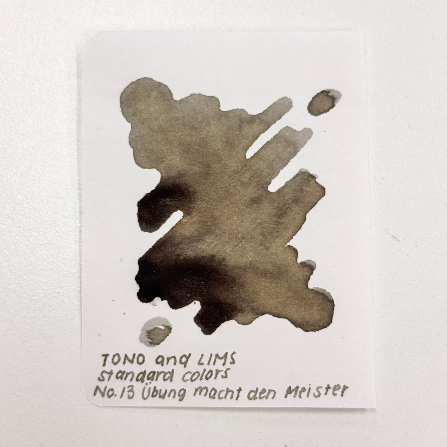 TONO & LIMS Ink - Standard - No. 13 Übung macht den Meister