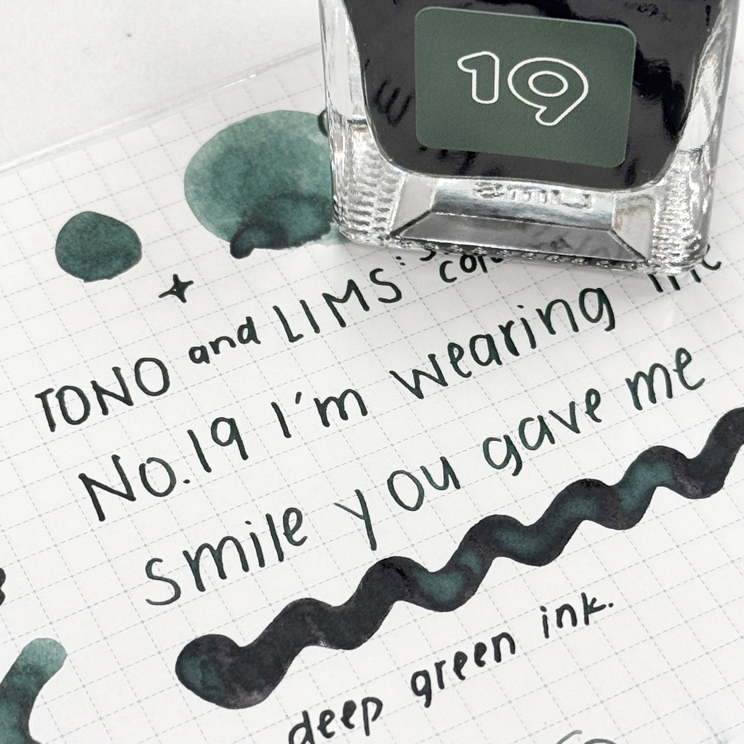 TONO & LIMS Ink - Standard - No. 19 Ink I'm wearing the smile you gave me