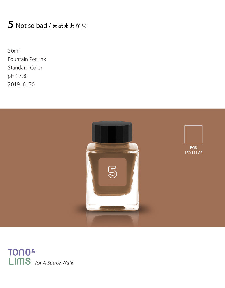 TONO & LIMS Ink - Standard No. 5 Not so bad