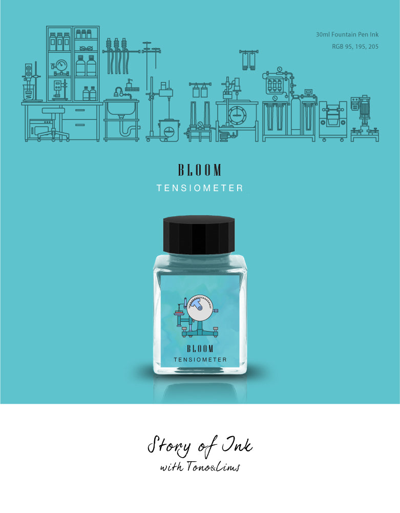 The&nbsp;Story of Ink&nbsp;collection celebrates seven years of TONO &amp; LIMS’ creative history. Each 30ml ink showcases the brand’s signature color‑separating characteristics, revealing shifting hues and surprising transitions as the ink dries. These inks are designed to show different personalities on different papers, inviting writers and artists to explore the full range of their expressive, ever‑changing colors.

30ml