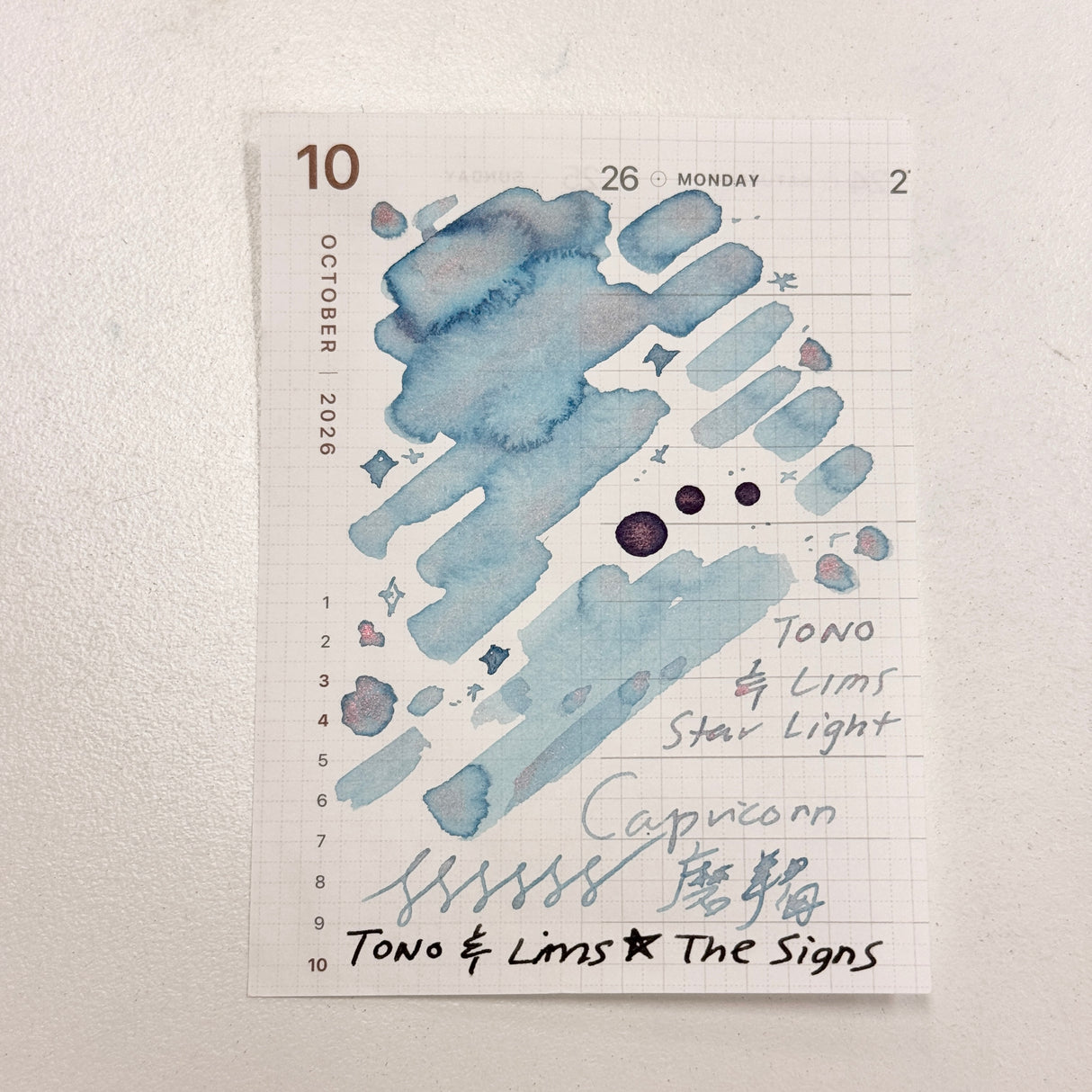 TONO & LIMS Ink - THE SIGNS Capricorn