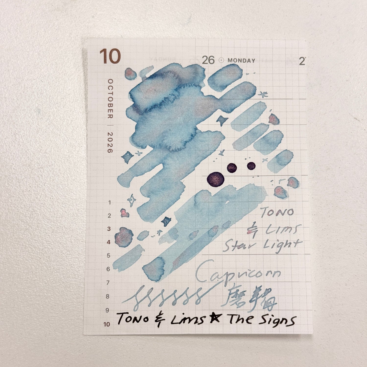 TONO & LIMS Ink - THE SIGNS Capricorn